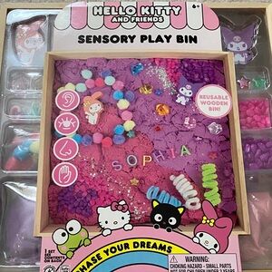 Hello Kitty Sensory Play Bin - Pink and Purple